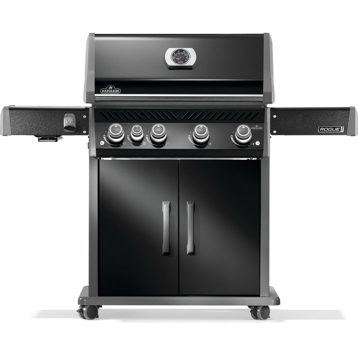 Napoleon Rogue® PRO 525 Propane Gas Grill with Infrared Side Burner - Black