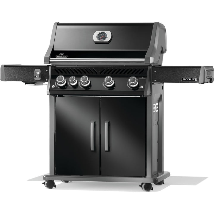 Napoleon Rogue® PRO 525 Propane Gas Grill with Infrared Side Burner - Black