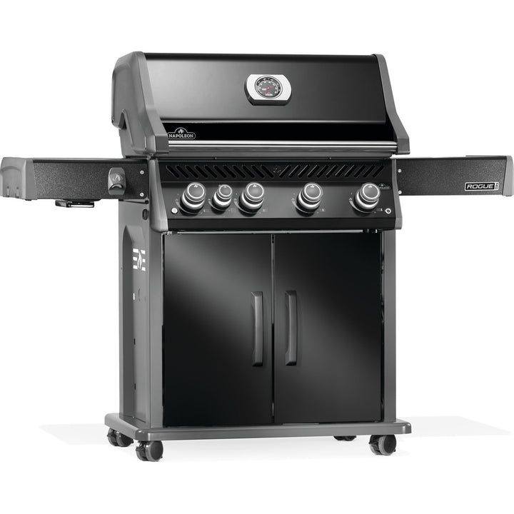 Napoleon Rogue® PRO 525 Propane Gas Grill with Infrared Side Burner - Black