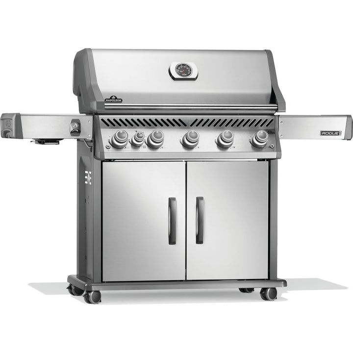 Napoleon Rogue® PRO 625 Natural Gas Grill with Infrared Side Burner - Stainless Steel