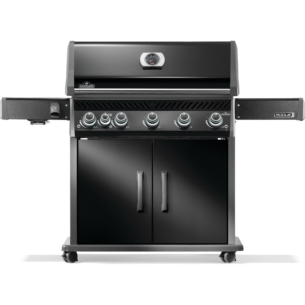 Napoleon Rogue® PRO 625 Propane Gas Grill with Infrared Side Burner - Black