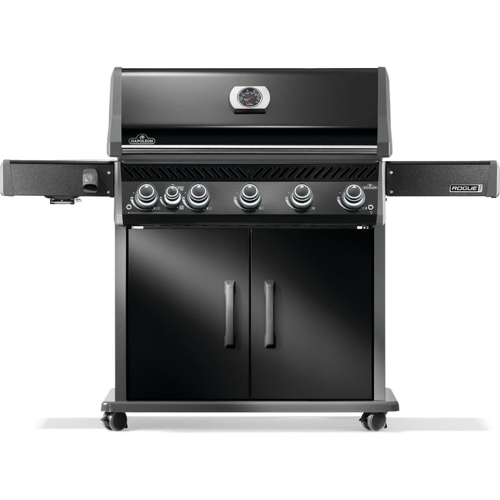 Napoleon Rogue® PRO 625 Propane Gas Grill with Infrared Side Burner - Black