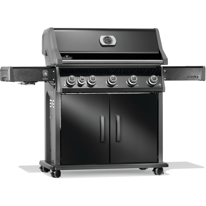 Napoleon Rogue® PRO 625 Propane Gas Grill with Infrared Side Burner - Black