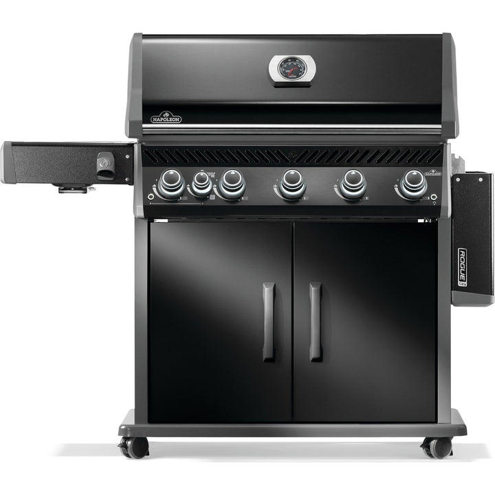 Napoleon Rogue® PRO 625 Propane Gas Grill with Infrared Side Burner - Black