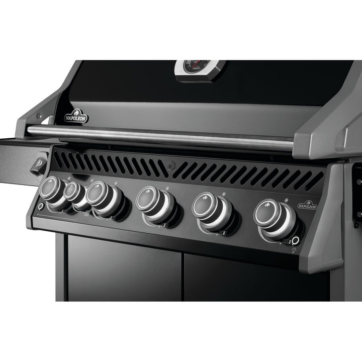 Napoleon Rogue® PRO 625 Propane Gas Grill with Infrared Side Burner - Black