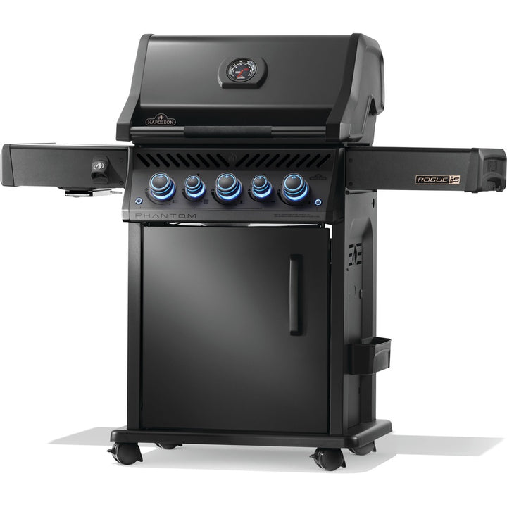 Napoleon Phantom Rogue® PRO-S 425 Propane Gas Grill with Infrared Side and Rear Burners, Matte Black