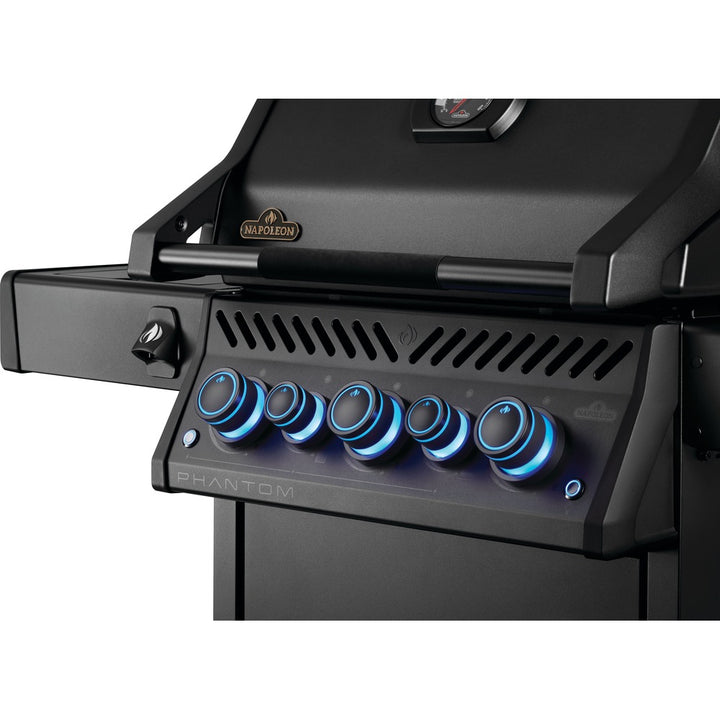 Napoleon Phantom Rogue® PRO-S 425 Propane Gas Grill with Infrared Side and Rear Burners, Matte Black