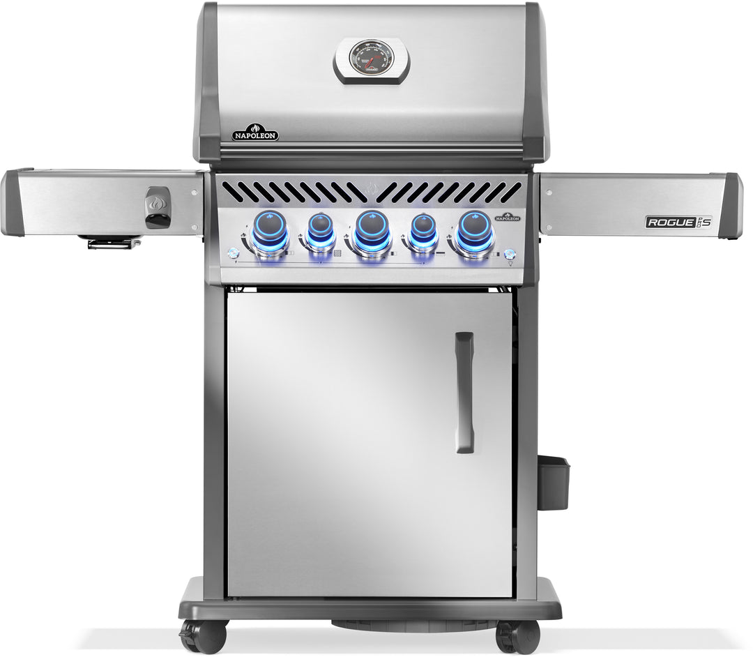 Napoleon Rogue® PRO-S 425 Propane Gas Grill with Infrared Side and Rear Burners, Stainless Steel