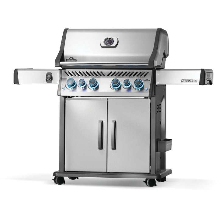 Napoleon Rogue® PRO-S 525 Propane Gas Grill with Infrared Side and Rear Burners, Stainless Steel
