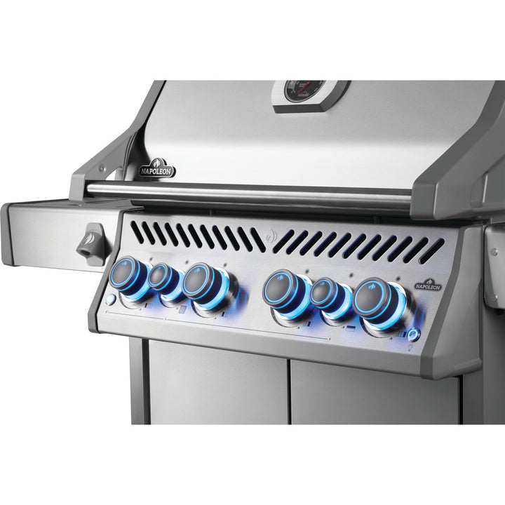 Napoleon Rogue® PRO-S 525 Propane Gas Grill with Infrared Side and Rear Burners, Stainless Steel