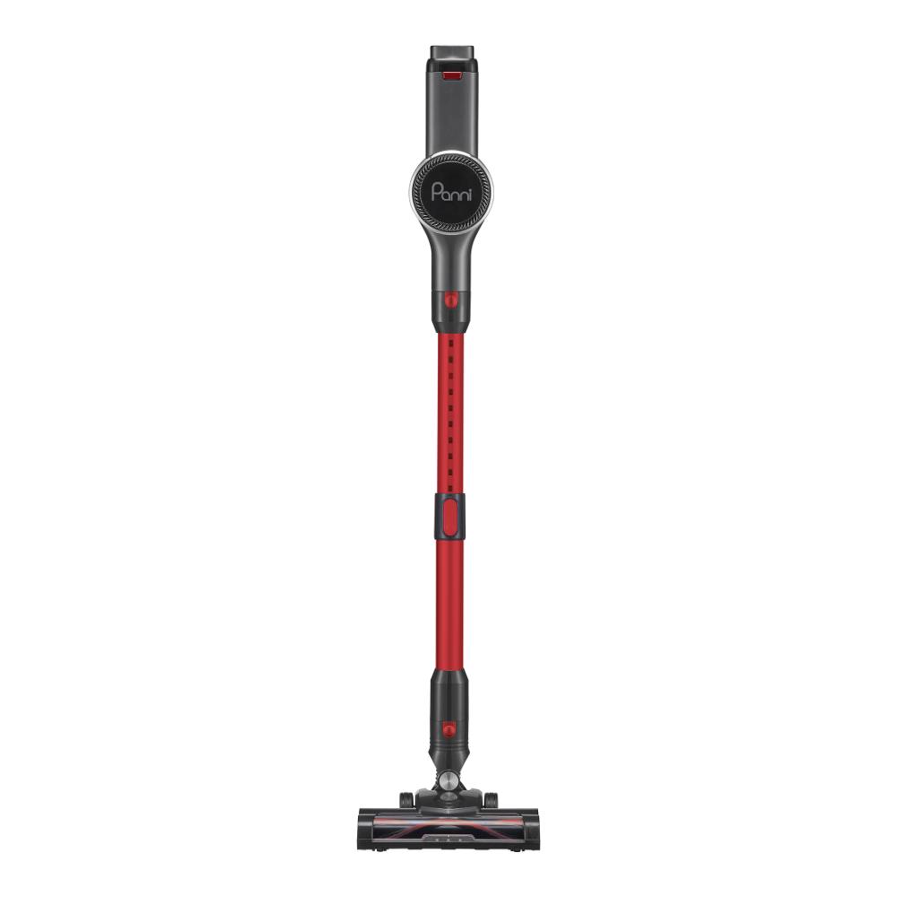 Aspirateur-balai sans fil Panni 4-en-1 avec moteur sans balais et 2 batteries, S2 MAX – Rouge
