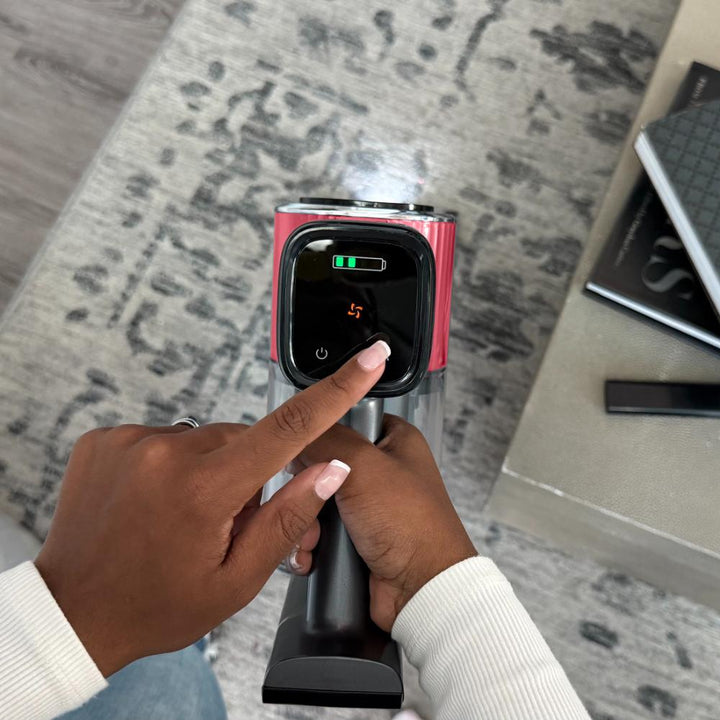Aspirateur-balai sans fil Panni 4-en-1 avec moteur sans balais et 2 batteries, S2 MAX – Rouge