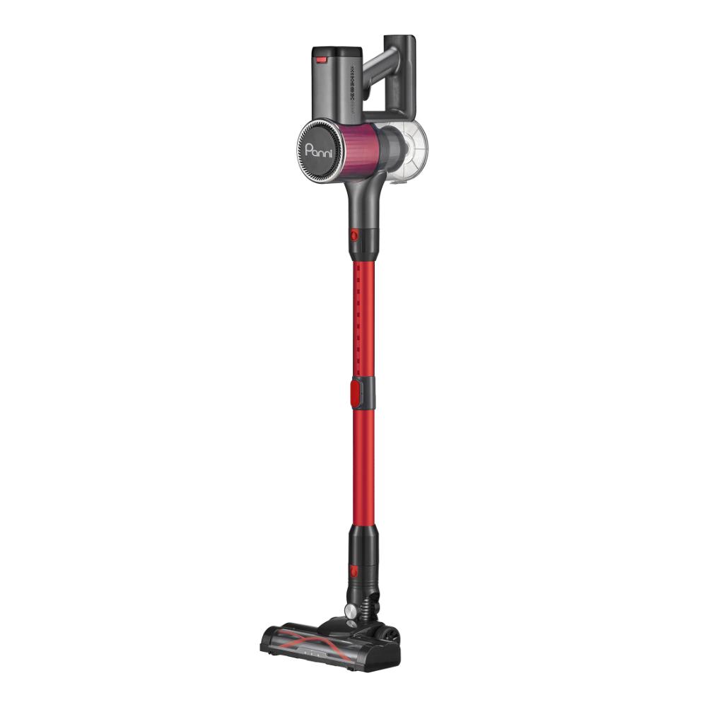 Aspirateur-balai sans fil Panni 4-en-1 avec moteur sans balais et 2 batteries, S2 MAX – Rouge
