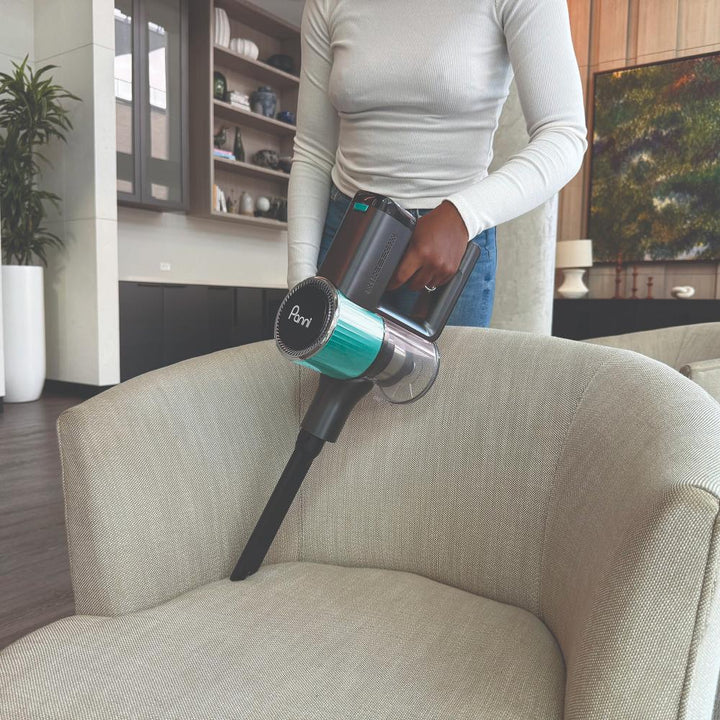 Aspirateur-balai sans fil Panni 3-en-1 avec moteur sans balais – Bleu sarcelle
