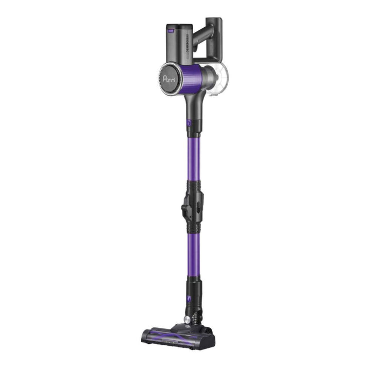 Aspirateur-balai sans fil Panni 5-en-1 pour animaux avec moteur sans balais, brosse motorisée pour poils d'animaux et 2 batteries, S2 MAX Pet – Violet
