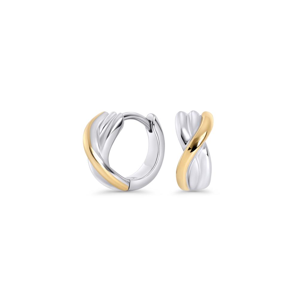 Boucles d’oreilles Mia Alma Huggie - Argent