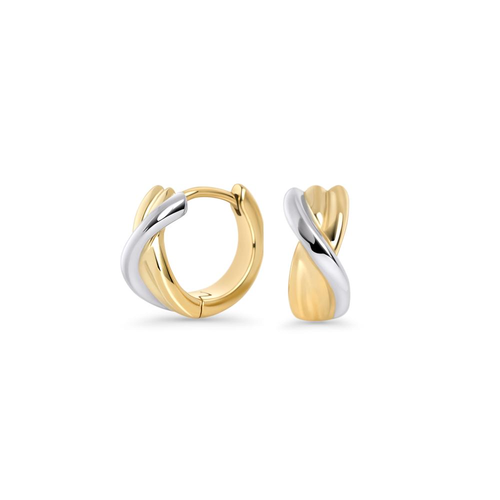 Boucles d’oreilles Mia Alma Huggie - Or