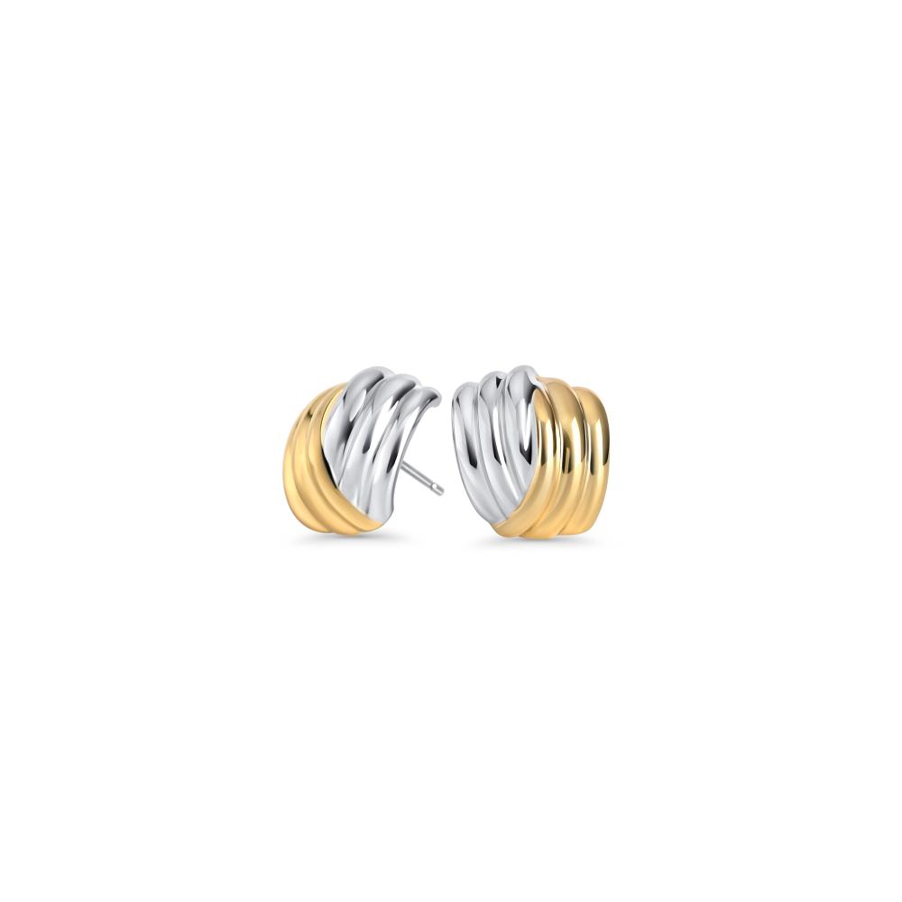 Boucles d’oreilles fixes Mia Rivoli - Argent