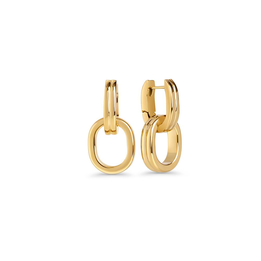 Boucles d’oreilles Mia Malone Huggie - Or
