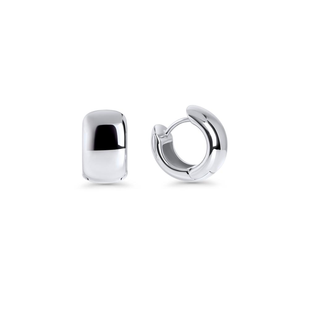 Boucles d’oreilles Mia Elea Huggie - Argent
