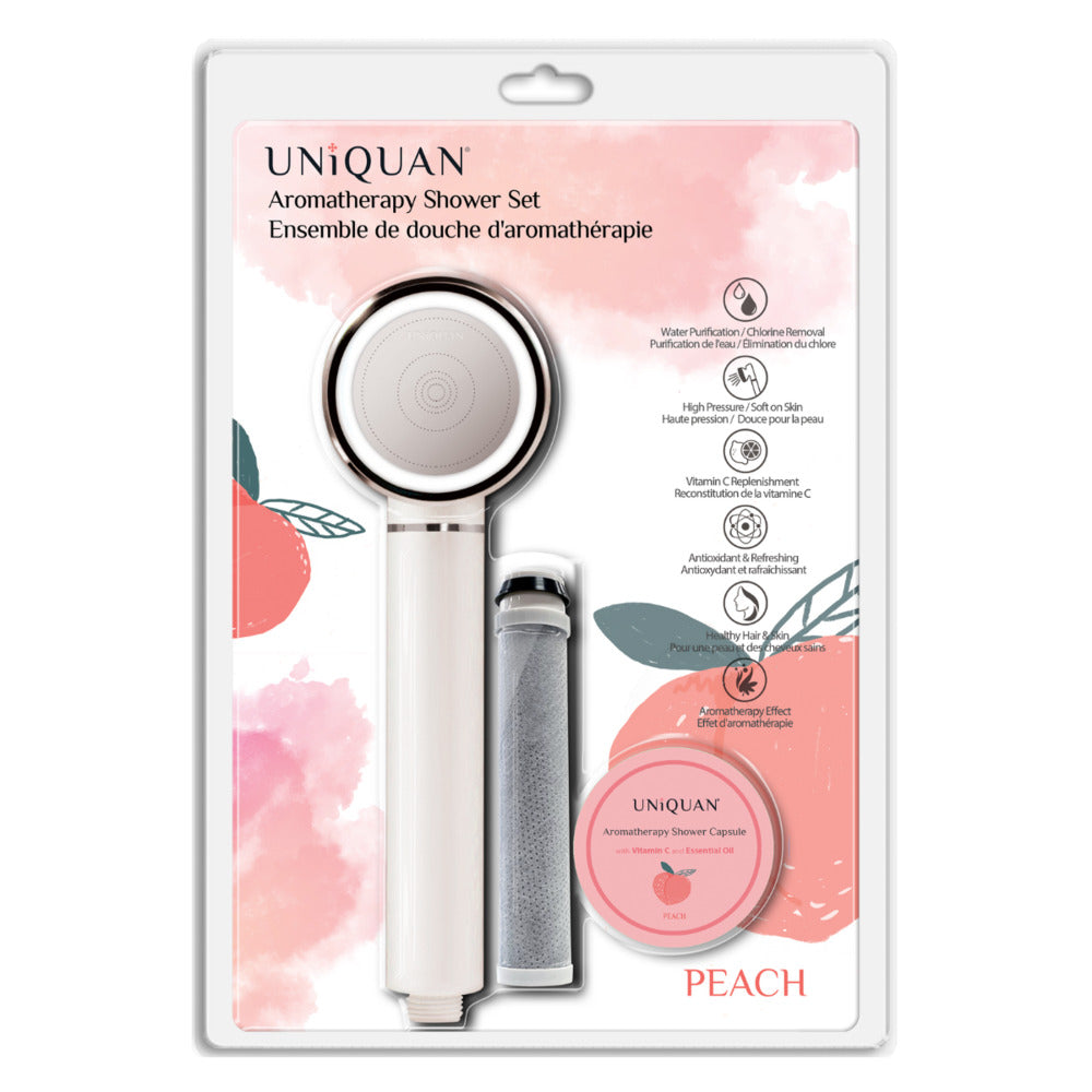 UNIQUAN Aromatherapy Shower Set - Peach