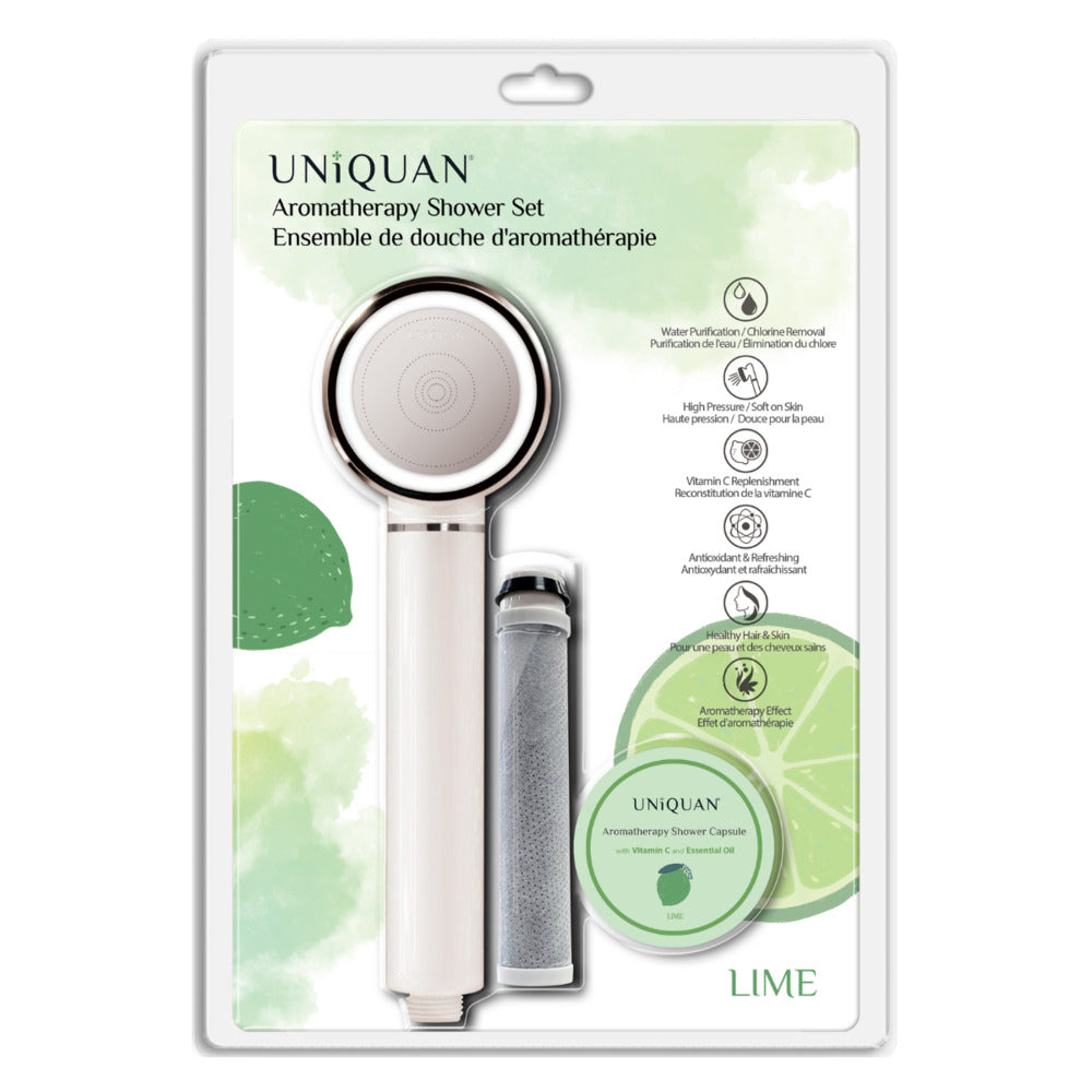 UNIQUAN Aromatherapy Shower Set - Lime