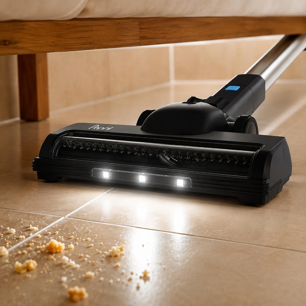 Aspirateur balai filaire Panni 3-en-1 avec position de stationnement – ​​Noir