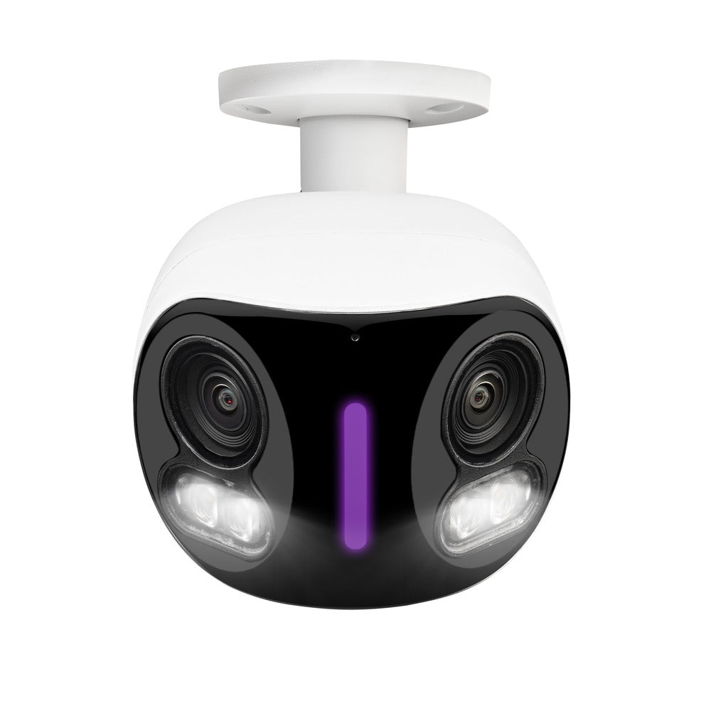 Caméra de sécurité Wi-Fi à double objectif Lorex 4K avec éclairage de sécurité intelligent (32 Go)