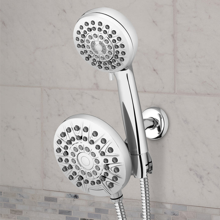 Système de douche double de massage PowerPulse One-Touch de Waterpik